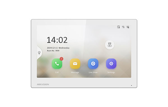 Picture of Hik DS-KH6350-WTE1 7" Touch Screen Room Stn WHT
