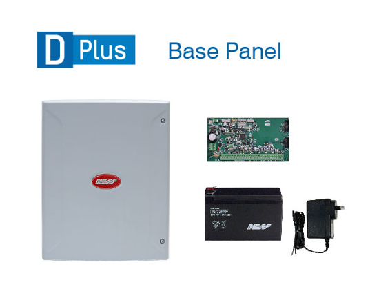 Picture of DPlus 8 Zone Base Panel, no KP, Plastic Box
